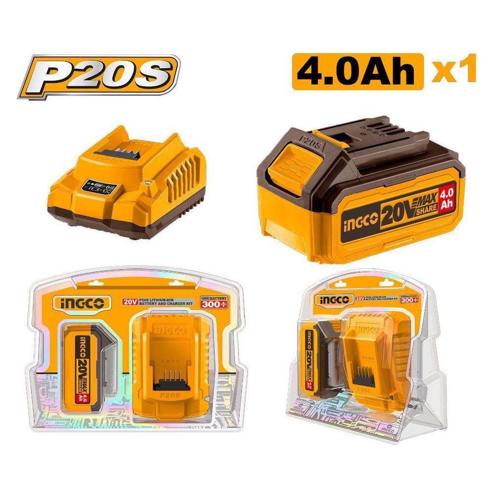 Ingco FBCPK1214 P20S Li-Ion Battery And Charger Kit - KHM Megatools Corp. Ingco FBCPK1214 P20S Li-Ion Battery And Charger Kit - KHM Megatools Corp.